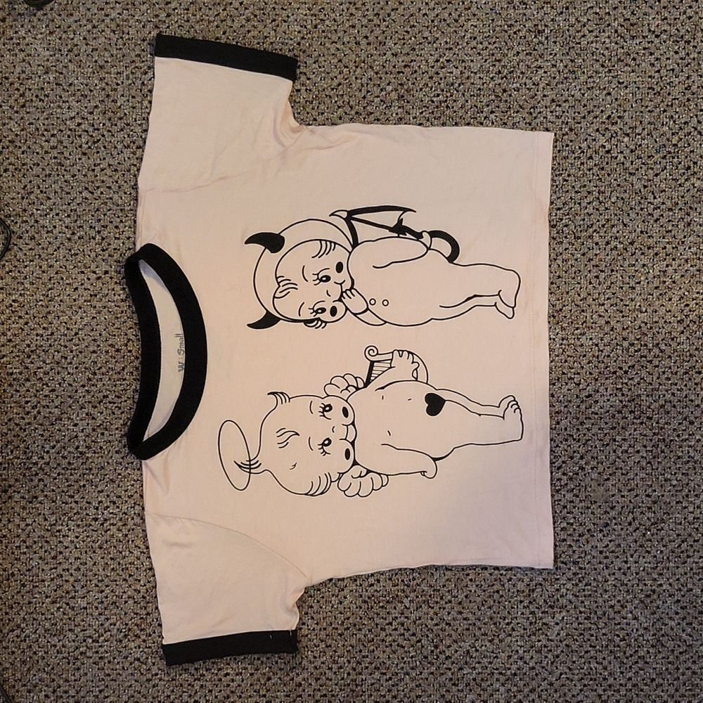 Cherub Ringer Crop Top